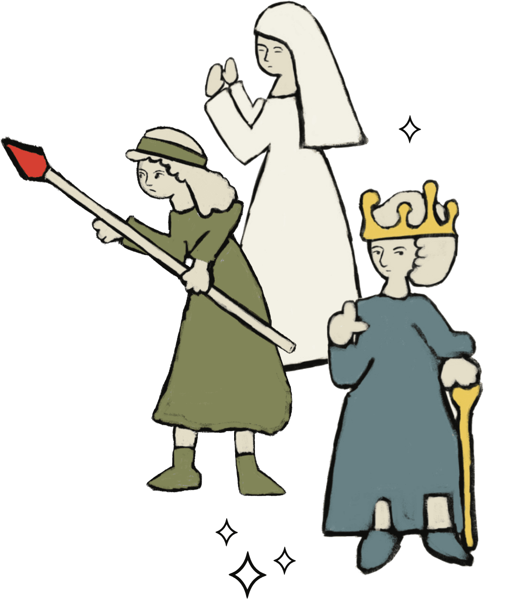 Group of LARP Characters